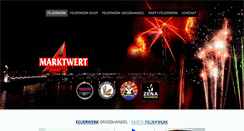 Desktop Screenshot of marktwert-feuerwerk.com